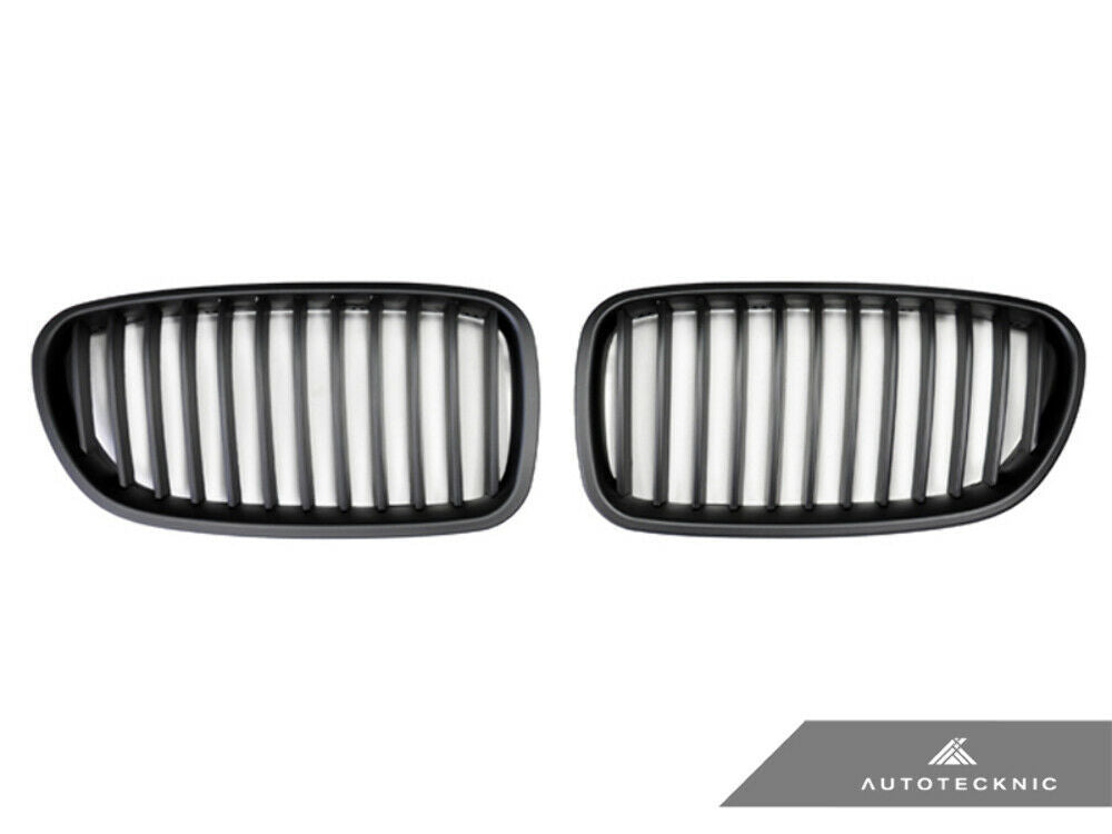 AutoTecknic BM-0067-MB Stealth Black Front Grilles F10 5-Series