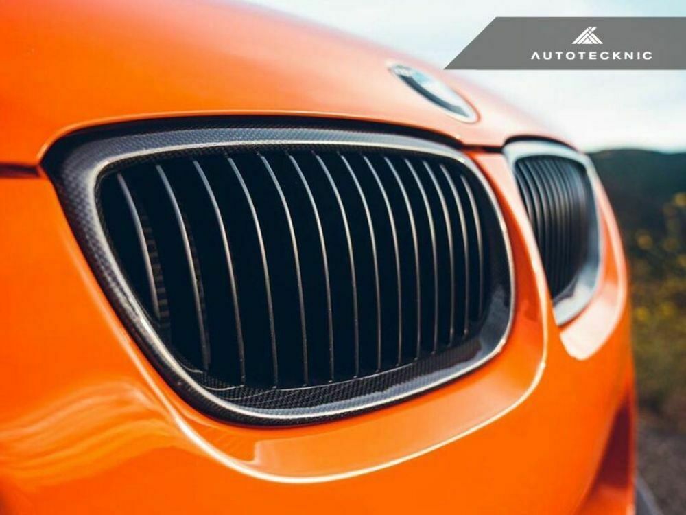 AutoTecknic BM-0178 Carbon Fiber Front Grilles E92 pre-LCI Coupe Plain Weave