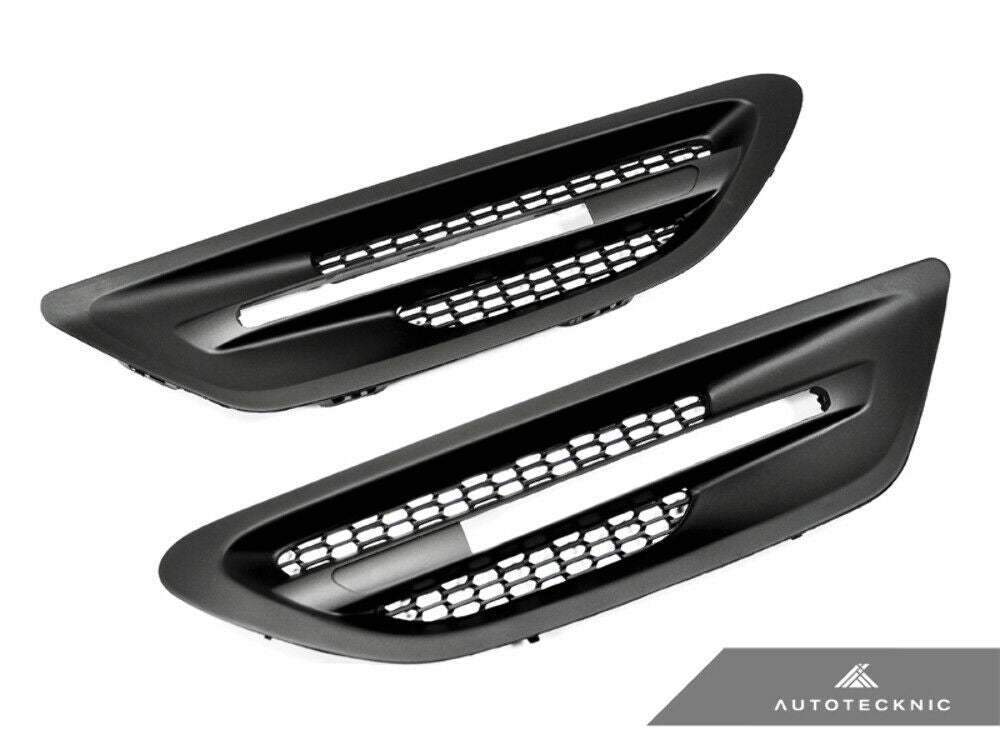 AutoTecknic BM-0073-MB Stealth Black Fender Grilles F10 M5