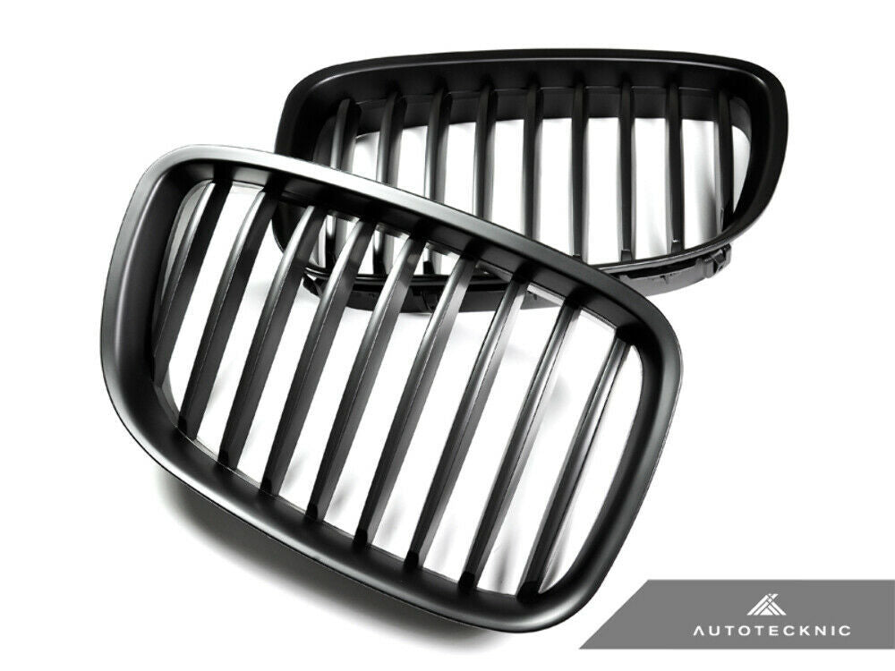 AutoTecknic BM-0300 Stealth Black Front Grilles F07 5 Series Grand Turismo