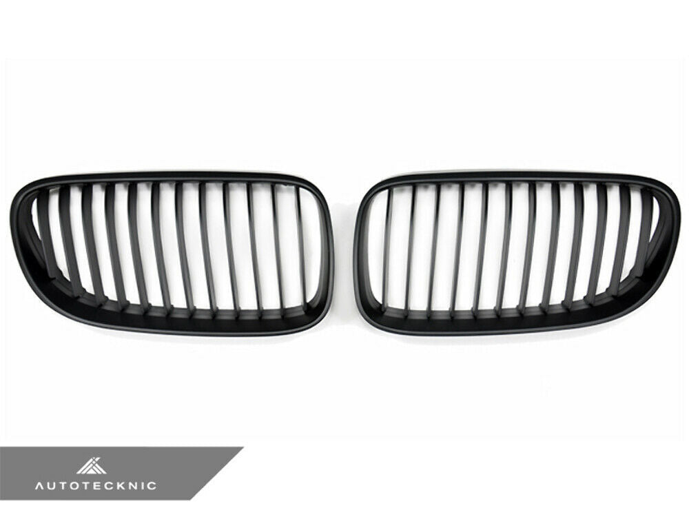 AutoTecknic BM-0240 Stealth Black Front Grilles E92 Coupe LCI