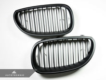 Load image into Gallery viewer, AutoTecknic BM-0066 Stealth Black Front Grilles E60 5-Series Sedan