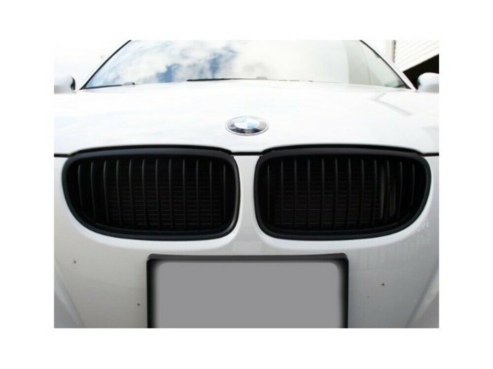 AutoTecknic BM-0220 Stealth Black Front Grilles E90 LCI