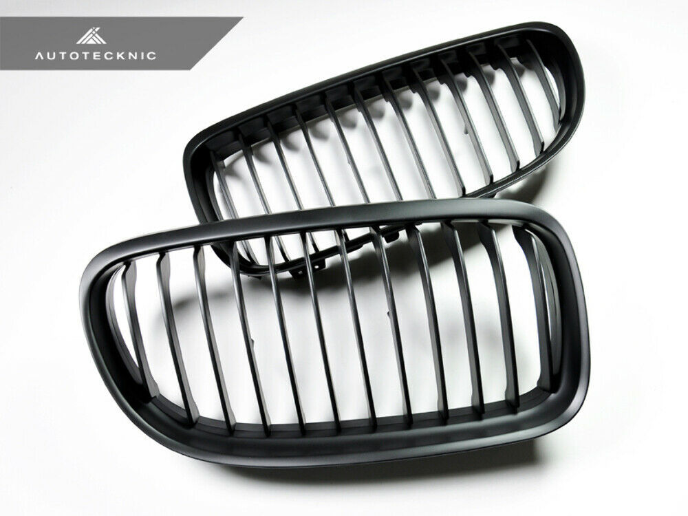 AutoTecknic BM-0220 Stealth Black Front Grilles E90 LCI