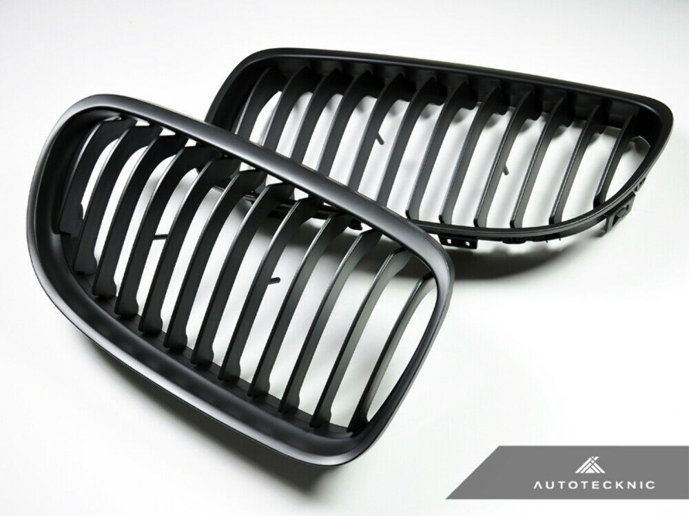 AutoTecknic BM-0220 Stealth Black Front Grilles E90 LCI