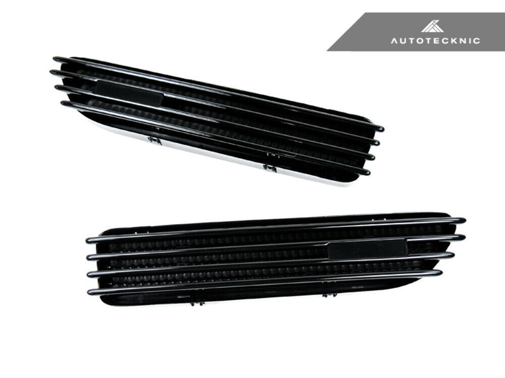 AutoTecknic BM-0074-GB Glazing Black Fender Grilles E46 M3