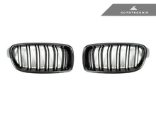 Load image into Gallery viewer, AutoTecknic BM-0179-DS-CF Dual-Slats Carbon Front Grilles F30 3-Series Sedan