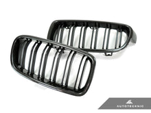 Load image into Gallery viewer, AutoTecknic BM-0179-DS-CF Dual-Slats Carbon Front Grilles F30 3-Series Sedan