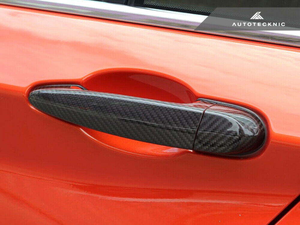 AutoTecknic BM-0365 Dry Carbon Fiber Door Handle Trims For BMW