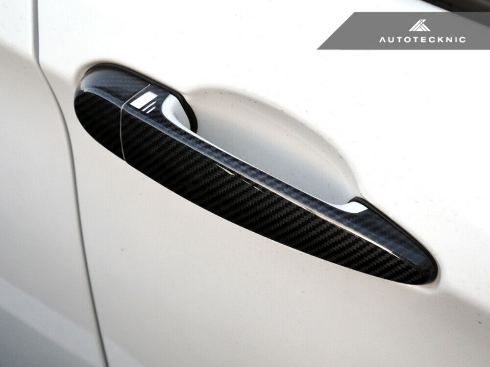 AutoTecknic BM-0365 Dry Carbon Fiber Door Handle Trims For BMW