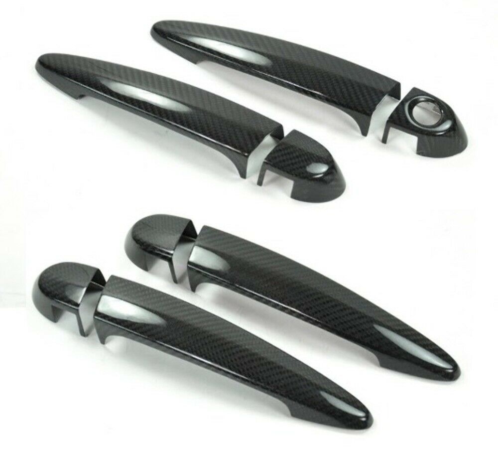 AutoTecknic BM-0365 Dry Carbon Fiber Door Handle Trims For BMW