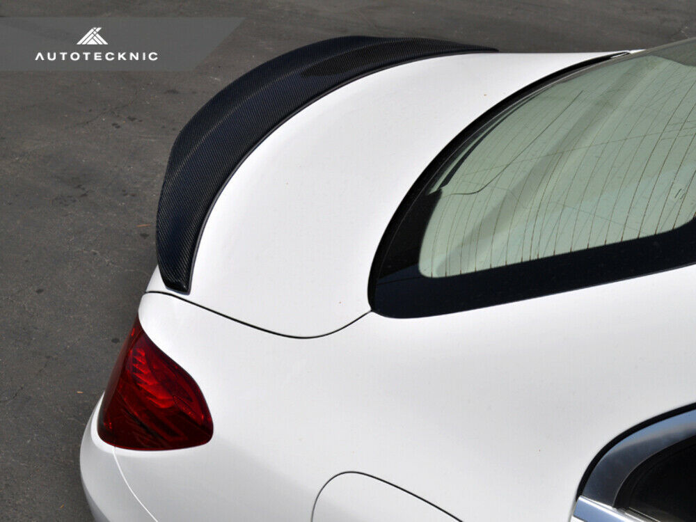 AutoTecknic MB-0610 Carbon Competition Extended-Kick Trunk Spoiler C-Class Sedan