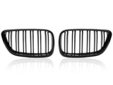 AutoTecknic BM-0172-DS-CF Carbon Dual-Slats Front Grilles F22 2-Series F87 M2