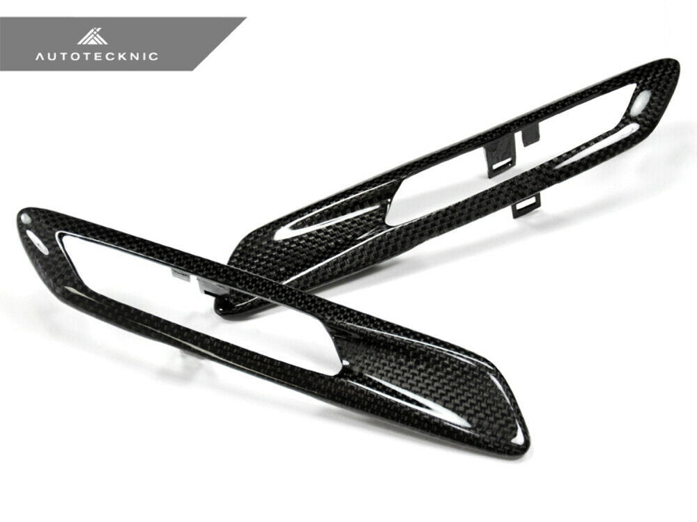 AutoTecknic BM-0071-CF Carbon Fiber Fender Light Trim F10 5-Series