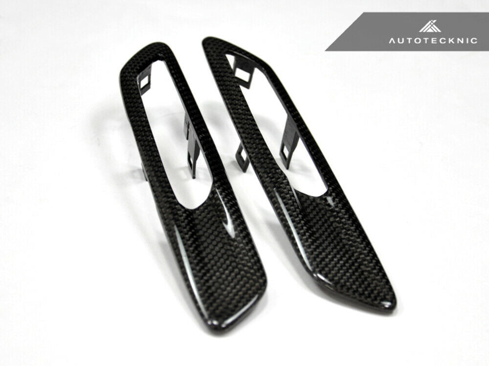 AutoTecknic BM-0071-CF Carbon Fiber Fender Light Trim F10 5-Series