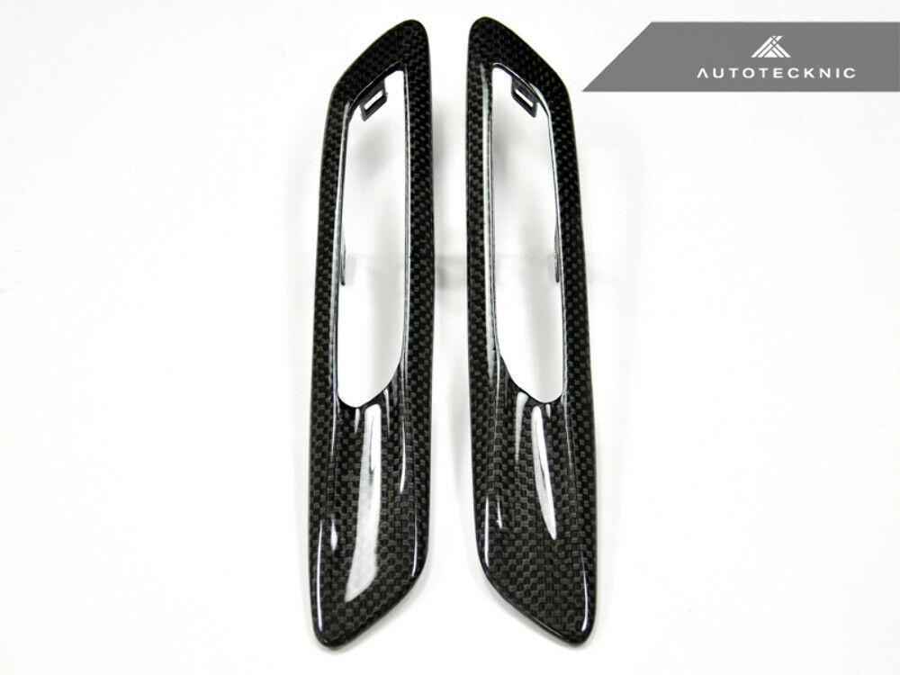 AutoTecknic BM-0071-CF Carbon Fiber Fender Light Trim F10 5-Series