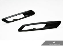 Load image into Gallery viewer, AutoTecknic BM-0071-MB Stealth Black Fender Light Trim F10 5-Series