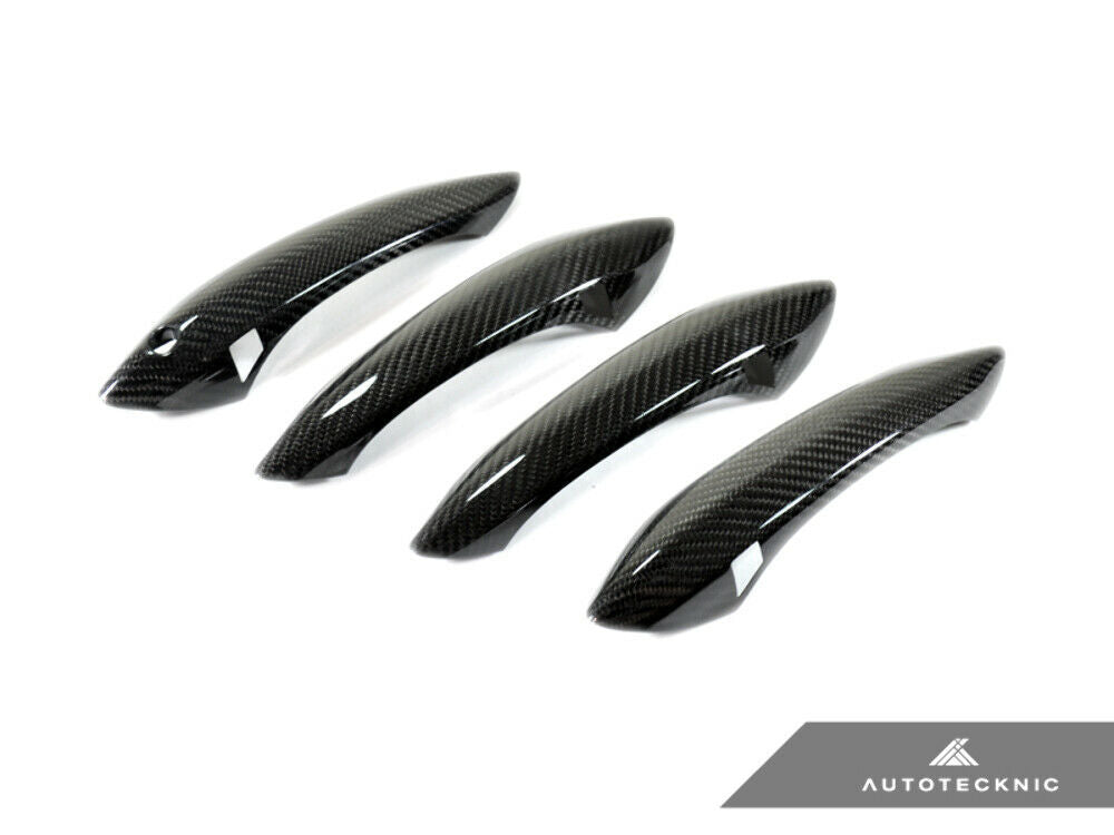 AutoTecknic BM-0375 Dry Carbon Fiber Door Handle Trims For BMW F10 5-Series M5