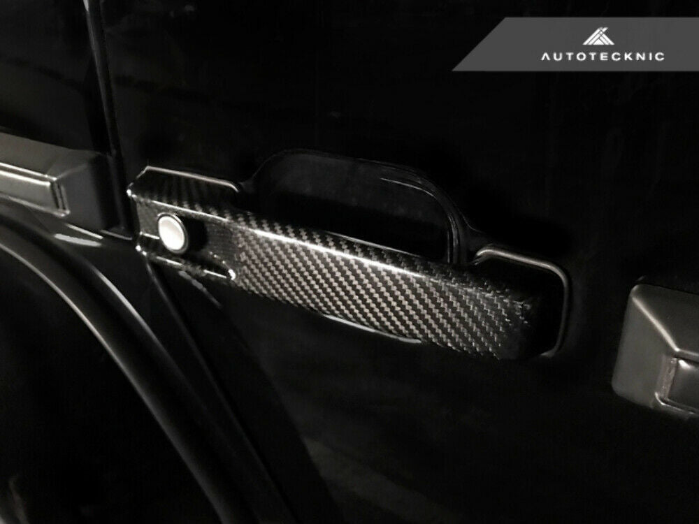 AutoTecknic MB-0205 Dry Carbon Fiber Door Handle Trims For Mercedes W463 G-Class