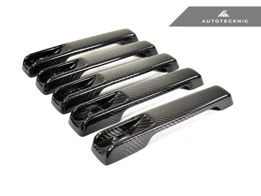 AutoTecknic MB-0205 Dry Carbon Fiber Door Handle Trims For Mercedes W463 G-Class