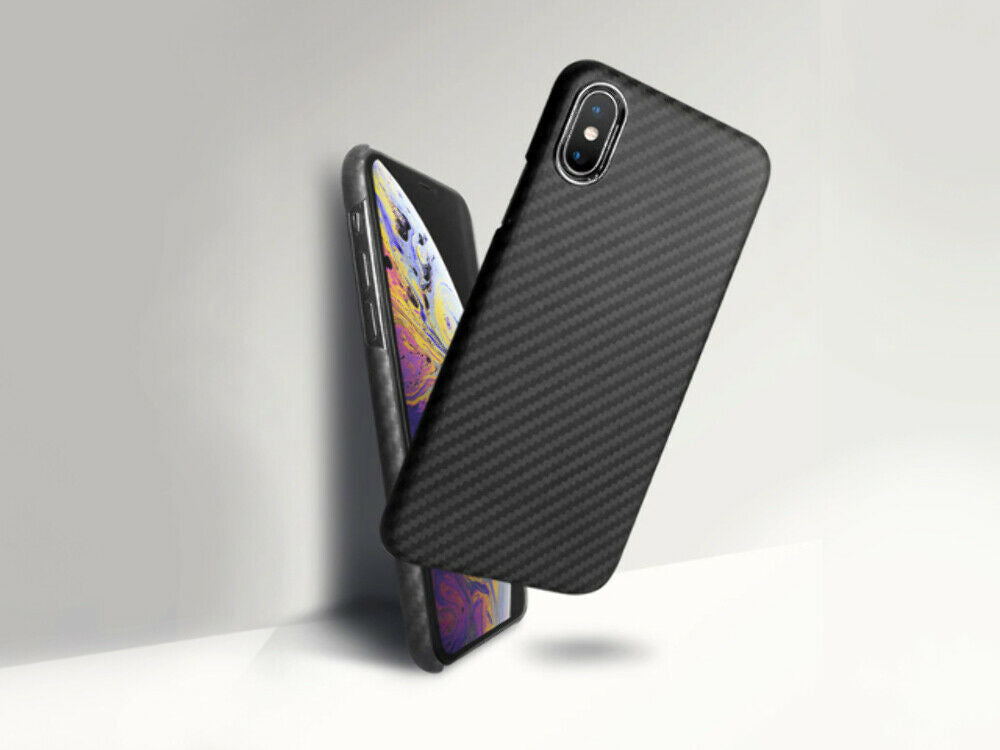 AutoTecknic UN-0011 Carbon Fiber Case iPhone Xs Matte Finish