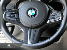 Load image into Gallery viewer, AutoTecknic BM-0282 Carbon Alcantara Steering Wheel Trim G01 X3