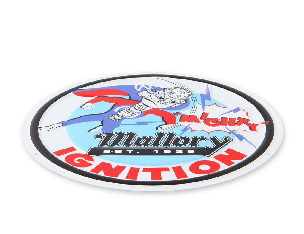 Mallory D-10 Metal Sign