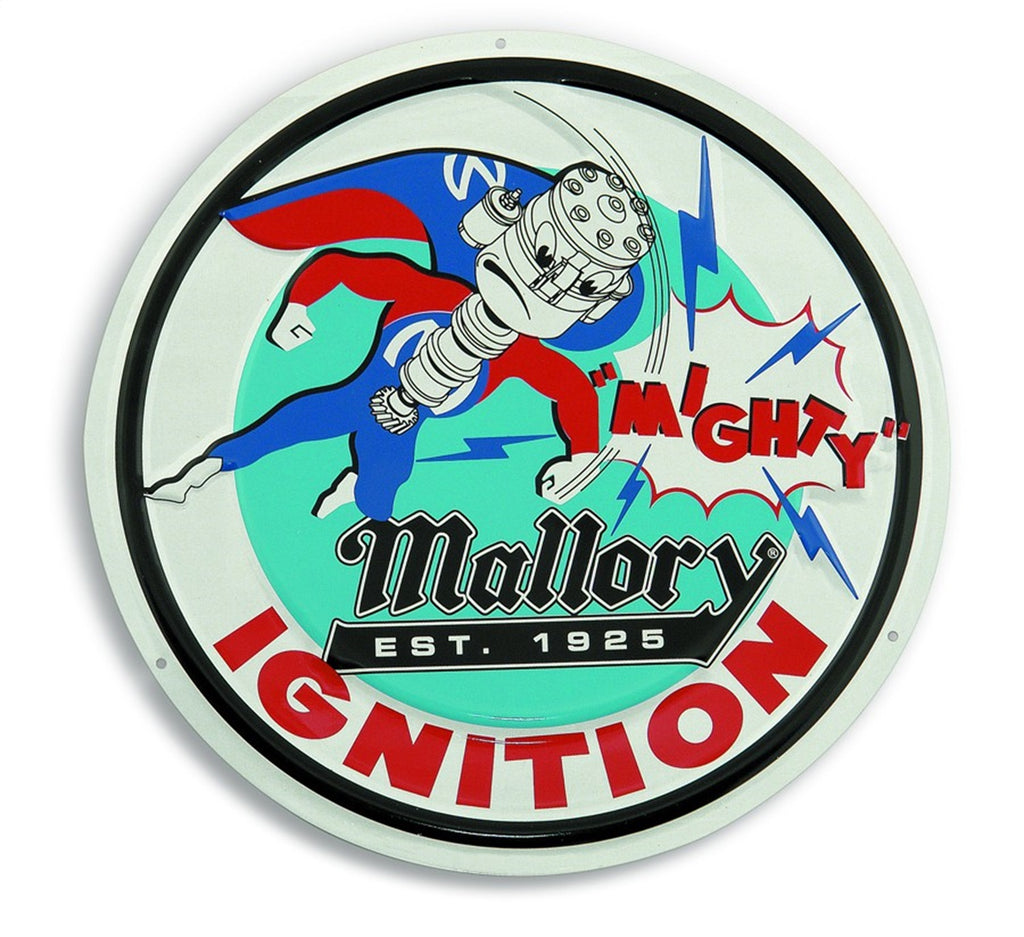 Mallory D-10 Metal Sign