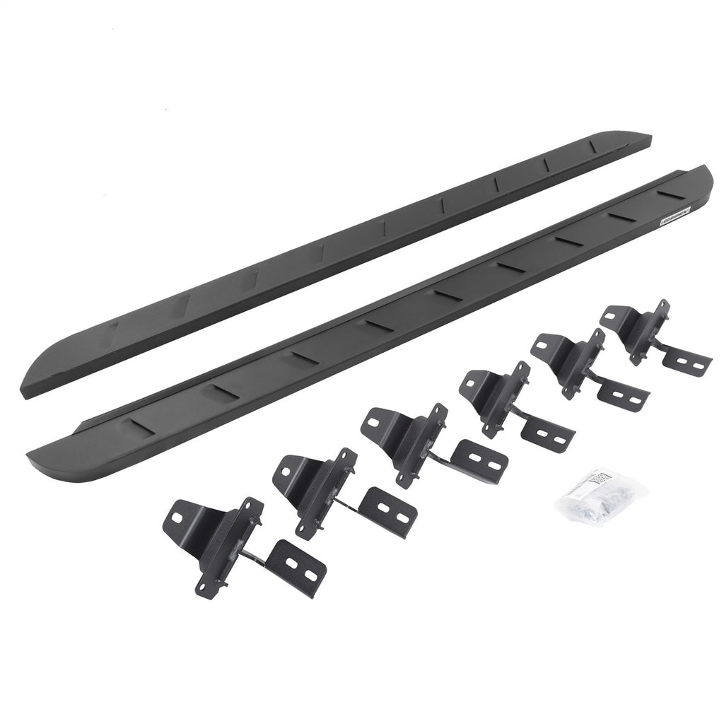 Go Rhino 63450673SPC RB10 Slim Line Running Boards w/Mounting Brackets Kit