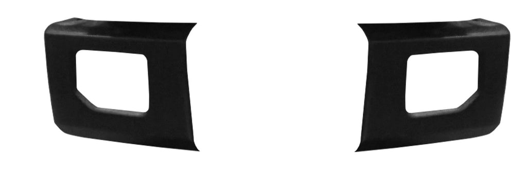 Shellz DF0211 Front Bumper Cover- Side Sections Black Fits 15-17 F-150 XL XLT