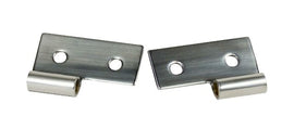 Kentrol 30407 Polished Silver Lower Door Hinge Pair 76-06 CJ Wrangler YJ/TJ