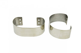 Kentrol 30438 Polished Silver Bumperettes Pair 76-95 CJ and Wrangler YJ