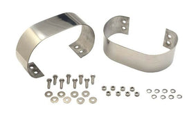 Kentrol 30438 Polished Silver Bumperettes Pair 76-95 CJ and Wrangler YJ