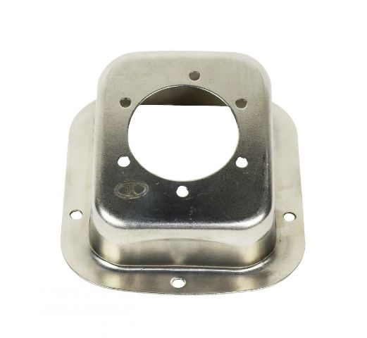 Kentrol 30468 Polished Silver Gas Filler Neck 78-95 CJ and Wrangler YJ
