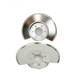 Kentrol 30502 Polished Silver Disc Brake Dust Cover Pair 78-86 CJ