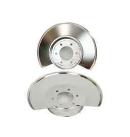 Kentrol 30502 Polished Silver Disc Brake Dust Cover Pair 78-86 CJ