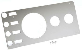 Kentrol 30521 Polished Silver Gauge Cover Without Radio Opening 76-86 CJ
