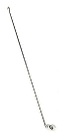 Kentrol 30523 Polished Silver Hood Prop Rod 72-86 CJ