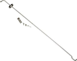 Kentrol 30523 Polished Silver Hood Prop Rod 72-86 CJ