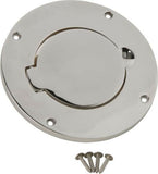 Kentrol 30553 Polished Silver Billet Style Gas Hatch 97-06 Wrangler TJ