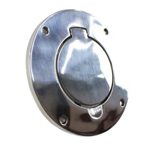 Load image into Gallery viewer, Kentrol 30553 Polished Silver Billet Style Gas Hatch 97-06 Wrangler TJ