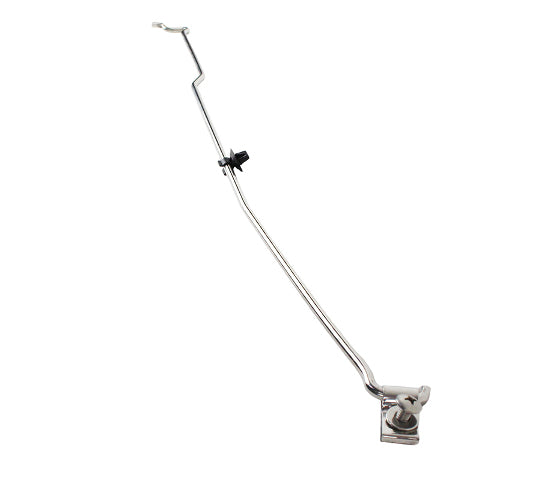 Kentrol 30594 Polished Silver Hood Prop Rod 07-18 Wrangler JK