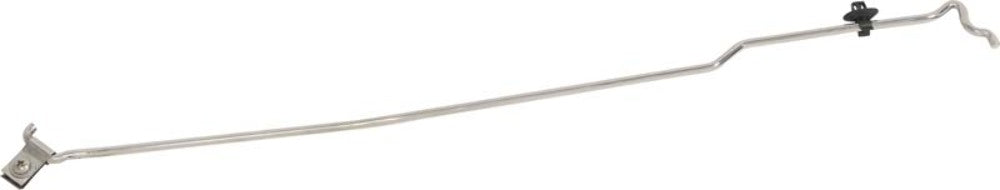 Kentrol 30594 Polished Silver Hood Prop Rod 07-18 Wrangler JK