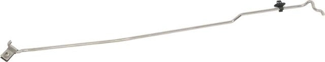Kentrol 30594 Polished Silver Hood Prop Rod 07-18 Wrangler JK