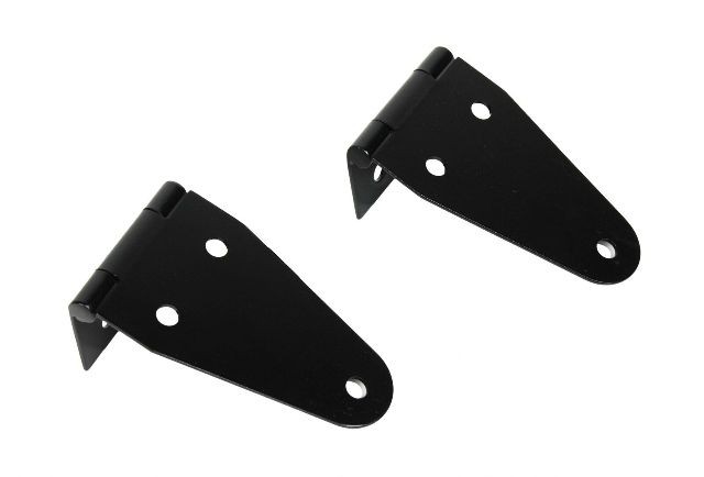 Kentrol 50402 Black Hood Hinge Pair 55-95 CJ and Wrangler YJ