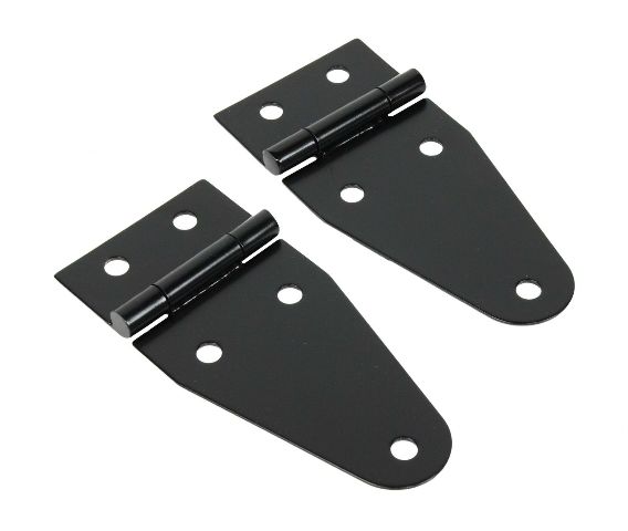 Kentrol 50402 Black Hood Hinge Pair 55-95 CJ and Wrangler YJ