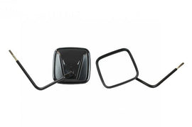 Kentrol 50443 Black Outback Mirrors Pair 76-18 CJ and Wrangler YJ/TJ/JK
