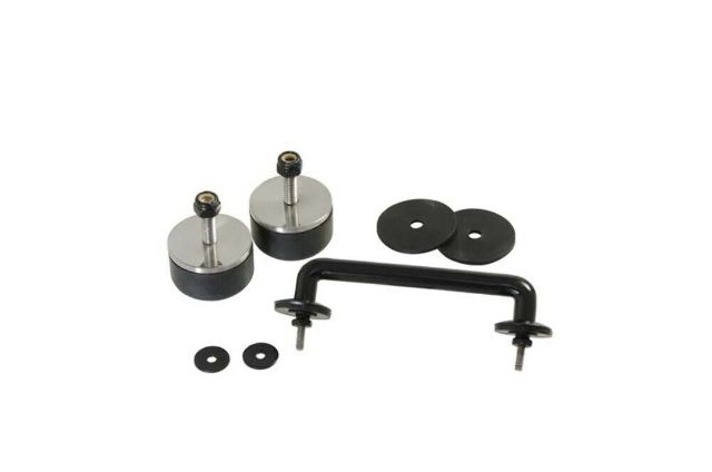 Kentrol 50503 Black Windshield Tie Down Kit 97-14 Wrangler TJ/JK