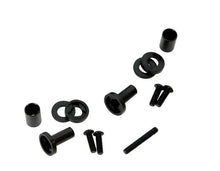 Load image into Gallery viewer, Kentrol 50533 Black Mirror Relocation Bracket Pair 87-95 Wrangler TJ
