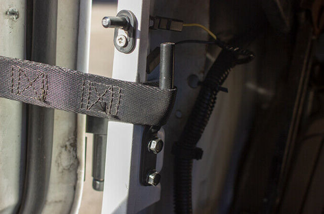 Kentrol 50549 Black Door Strap Pins Pair 76-95 CJ and Wrangler YJ